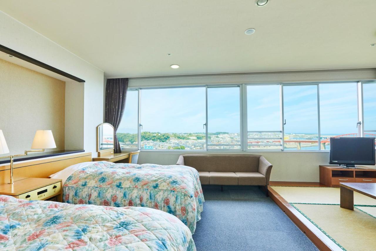 Kamenoi Hotel Oarai Exterior foto